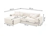 Ecksofa L-Form Rechts Moderne Ecksofa Leni Creme