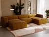 Wohnlandschaft Universell Moderne Cord Ecksofa Landi Honigfarben