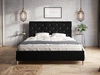 Polsterbett mit Lattenrost 120x200 Tril Schwarz
