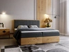Boxspringbett mit Bettkasten 180x200 Forest Dunkelgrau