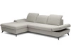 Ecksofa L-Form Links mit Schlaffunktion und Bettkasten Hannover Beige