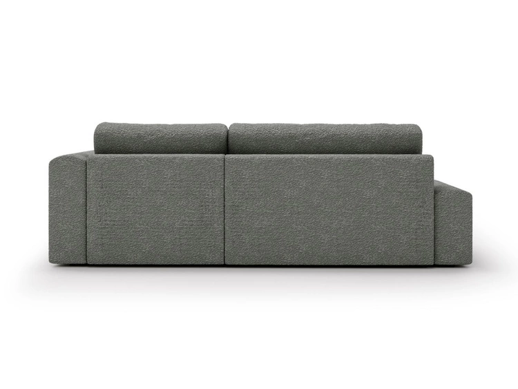 Ecksofa L-Form Rechts mit Schlaffunktion und Bettkasten Lana Grau