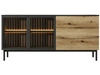 Kommode mit Türen und Schubladen 180 Loara Eich Evoke, Schwarz