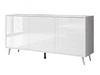 Glänzendes Weiß \ 12 \ Silber