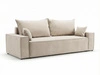 Schlafsofa mit Bettfunktion und Bettkasten Sivra Beige