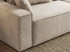 Schlafsofa mit Bettfunktion und Bettkasten Sivra Beige