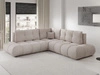 Ecksofa mit Schlaffunktion und Bettkasten Links Kair Beige