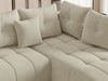 Ecksofa L-Form mit Schlaffunktion und Bettkasten Genoa Beige