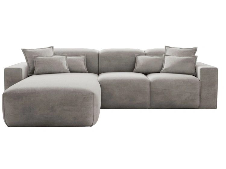 Ecksofa L-Form Links Moderne Ecksofa Leni Grau
