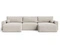 Beige \ Samt \ U-Form