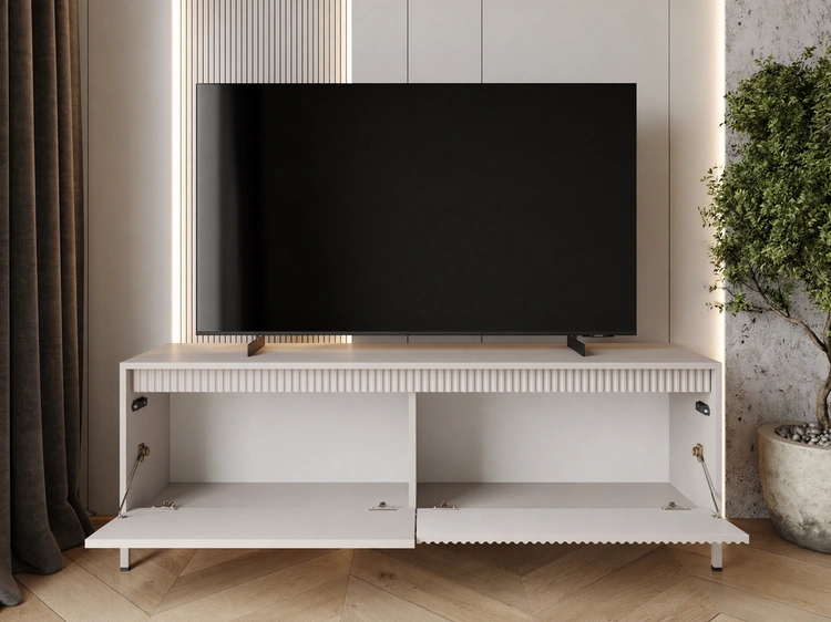 TV-Lowboard mit Türen 153 cm Sorano Beige