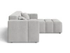 Ecksofa L-Form Rechts Moderne Ecksofa Loopo Grau