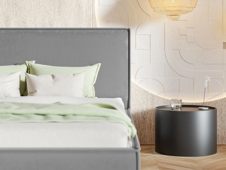 Polsterbett mit Lattenrost 120x200 Grenada Beige