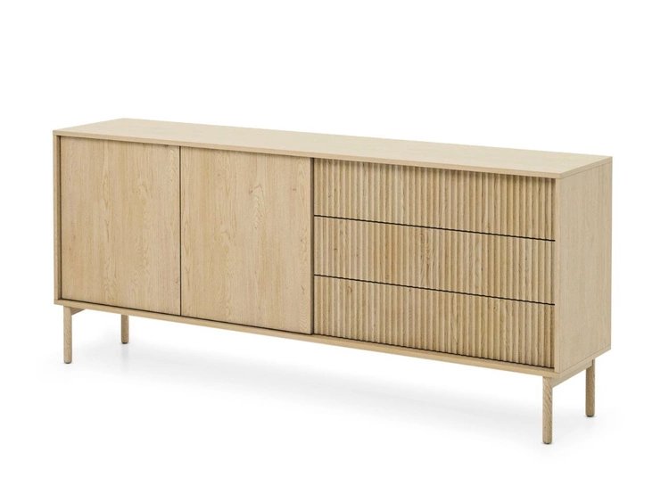 Kommode mit Türen und Schubladen 187 Gradimento Eiche Cremona