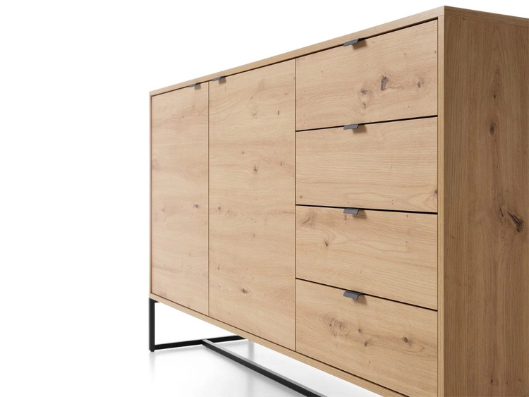 Kommode mit Türen und Schubladen Anime Eiche Artisan