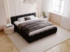 Polsterbett mit Bettkasten und Lattenrost 120x200 Cloud Low Schwarz