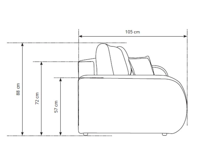Schlafsofa mit Bettfunktion und Bettkasten Adoro Hellbeige