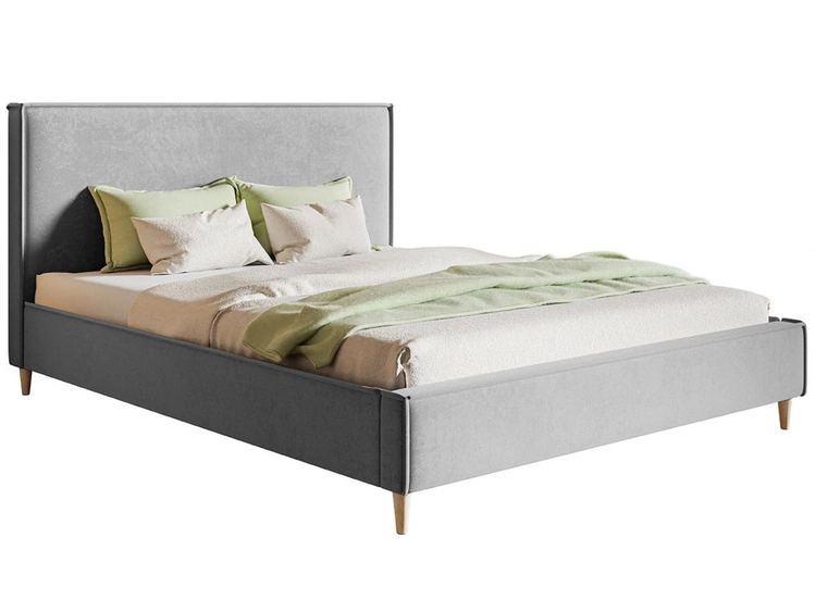 Polsterbett mit Lattenrost 180x200 Grenada Hellgrau