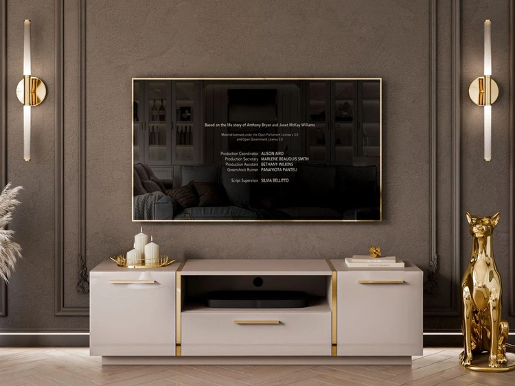 Wohnzimmer-Set im Glamour-Stil Lunelie Kaschmir