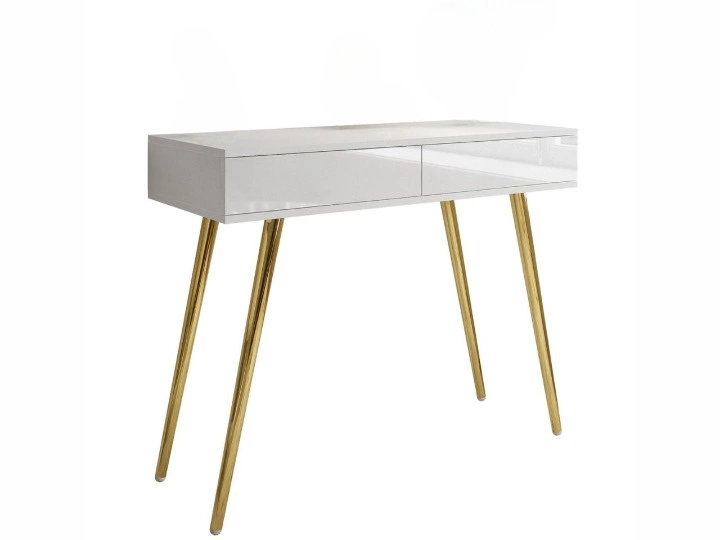 Glänzendes Weiß \ Push to open \ Golden