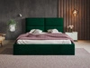 Polsterbett mit Bettkasten und Lattenrost 180x200 Marad Grün 