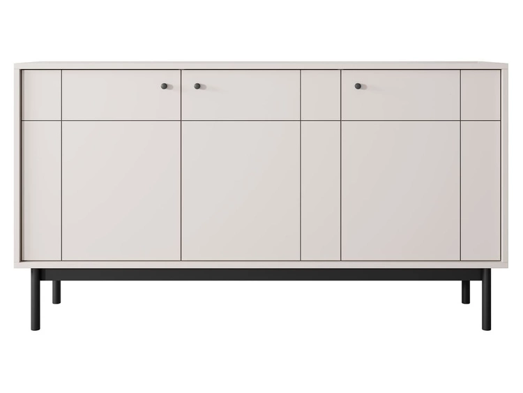Dreitürige Kommode Julio Cashmere