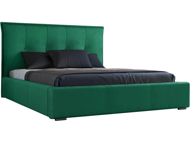 Polsterbett mit Bettkasten und Lattenrost 160x200 Valencia Grün