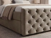 Boxspringbett mit Bettkasten 140x200 Montego Braun