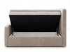 Boxspringbett mit Bettkasten 180x200 Campi Beige