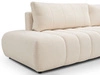 Ecksofa mit Schlaffunktion und Bettkasten Rechts Adoro Hellbeige