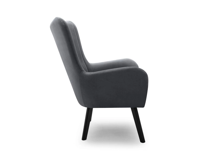 Sessel auf Holzbeinen Ceres Graphit