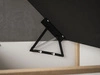 Boxspringbett mit Bettkasten 160x200 Hera Dunkelgrau