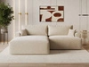 Ecksofa L-Form mit Schlaffunktion und Bettkasten Serene Links Beige