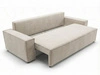 Schlafsofa mit Bettfunktion und Bettkasten Sivra Beige