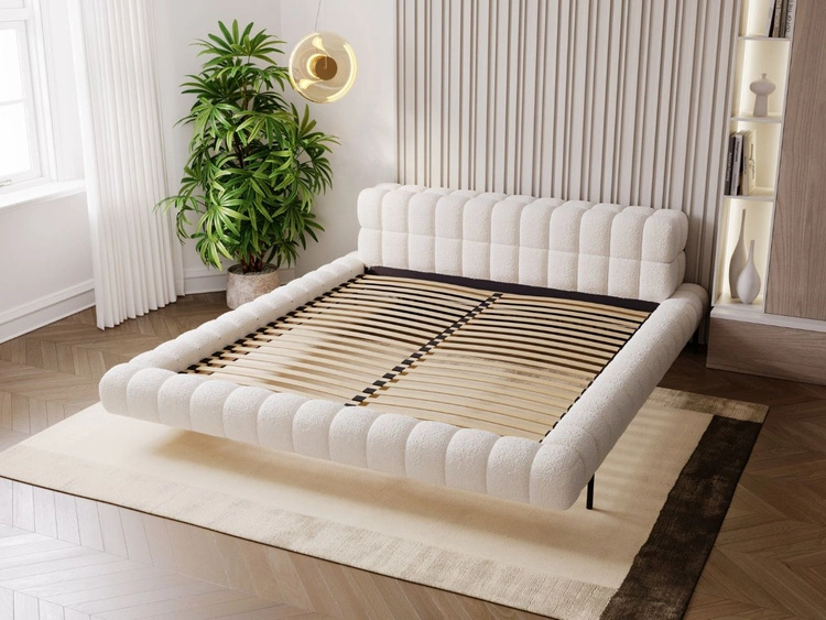 Polsterbett mit Lattenrost 160x200 Imagine Beige