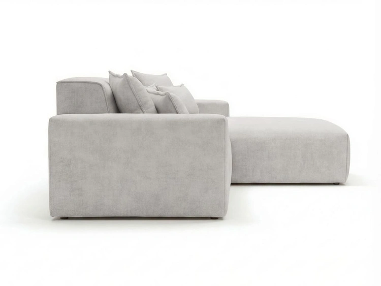 Ecksofa L-Form Rechts Moderne Ecksofa Leni Grau