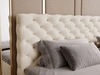 Boxspringbett mit Bettkasten 200x200 Bergamo Beige