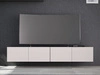 Set mit zwei TV-Lowboard mit Türen 100 cm Kioto Cashmere