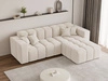 Ecksofa L-Form Rechts Moderne Ecksofa Loopo Creme