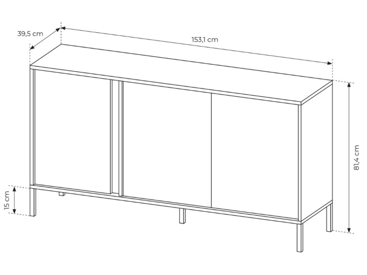 Wohnzimmer-Set Dego Beige