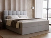 Boxspringbett mit Bettkasten 140x200 Maison Grau