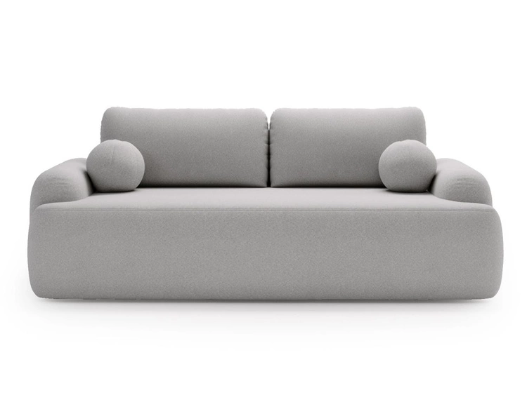 Sofa mit Schlaffunktion und Bettkasten Aurio Grau