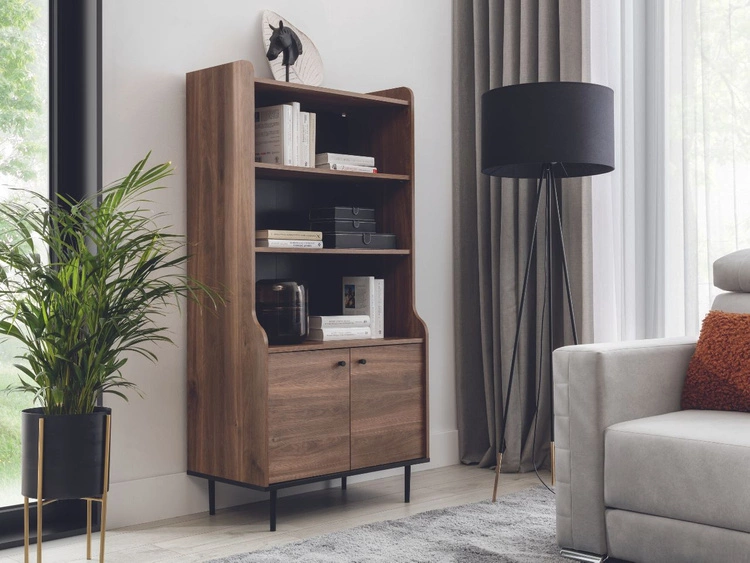 Regal mit Türen Vasa Braun