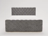 Boxspringbett mit Bettkasten 180x200 Lunaris Grau