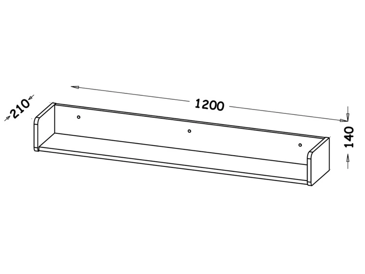 Büromöbel-Set Pascale Warmia Nussbaum, Schwarz