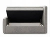 Boxspringbett mit Bettkasten 140x200 Campi Grau