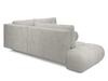 Ecksofa mit Schlaffunktion und Bettkasten Links Kair Hellgrau