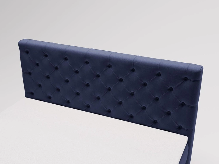 Boxspringbett mit Bettkasten 140x200 Montego Blau