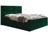 Boxspringbett mit Bettkasten 140x200 Hera Grün