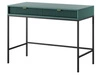 Schminktisch mit Schubladen Amber Grün, Schwarz Frame